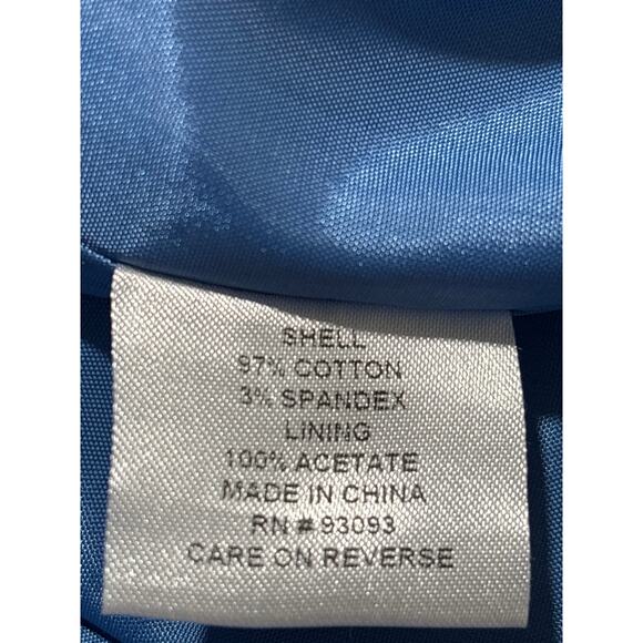 Tyler Boe Blue and White Geometric Blazer - Picture 4 of 14